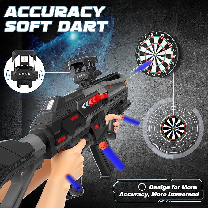 Consistent foam‑dart precision